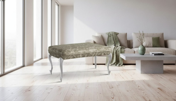 Design Stool Bench Luxury Pouf Furniture Upholstered Stool Seat Stool Gray New
