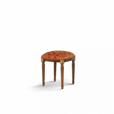 Stool Armchair Design Upholstery Footstool Classic Textile New Ottoman