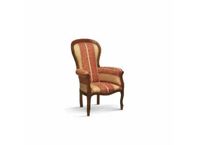 Chair single-seater 1 seater upholstered seat textile fabric design classic