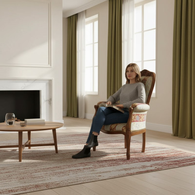 Armchair 1-seater sofas seat fabric living room textile luxury furniture single-seater