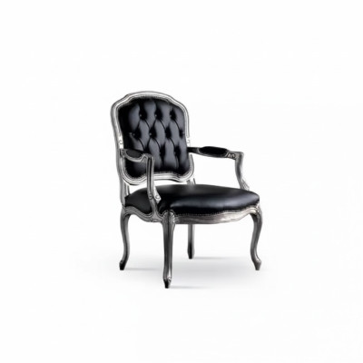 Luxury design chair Italian-style furniture single-seater wooden armchair new