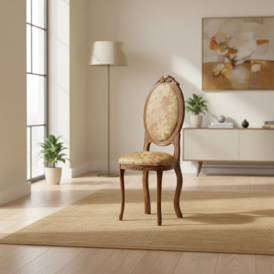 Dining chair without armrest chairs design textile luxury armchair