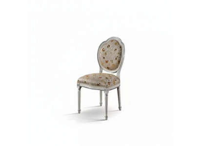 Chair Brown Design Living Room Dining Room Wood Upholstered without Armrest New
