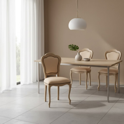 Chairs Dining Room Armchair Upholstered Chair without Armrests Luxury Armchair New