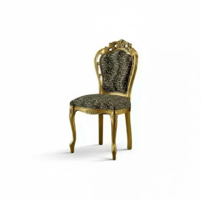 Dining room chair luxury Art Deco chairs design wooden chair Italian furniture