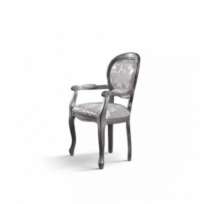 Dining room chair chair dining room luxury sitter chairs wood fabric silver