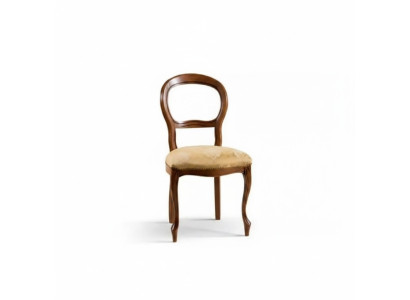 Luxury Design Upholstered Chair Seat Dining Room Classic Textile Furniture New