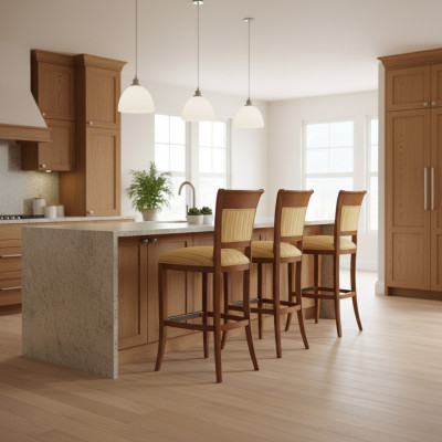 Bar stool bar furniture wooden stool solid wood stool