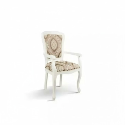 Classic chair dining room chair wood brown armrests wooden chair chairs