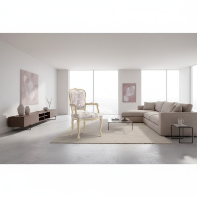 Upholstered chair with armrest luxury chair living room dining room armchair