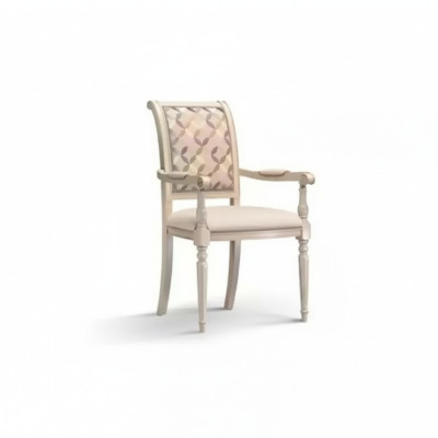 Dining room wooden chairs upholstered with armrests beige chair design armchair