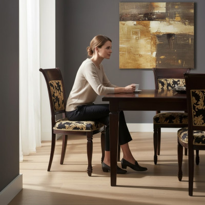 Classic chair designer wooden chair dining chair luxury wood new furniture