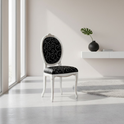 Chair Wood Italian Furniture Dining Chairs Luxury Design Solid Wood