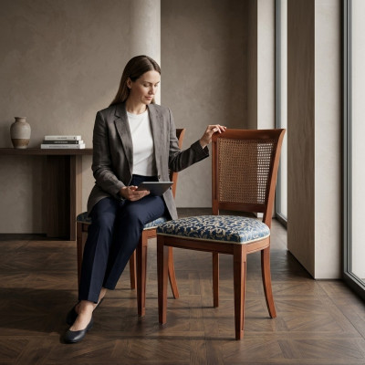 Chair Classic Dining Chair Luxury Seating Designer Armchair