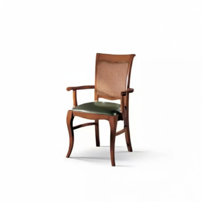 Dining chair luxury wooden armchair wooden chair classic chair designer