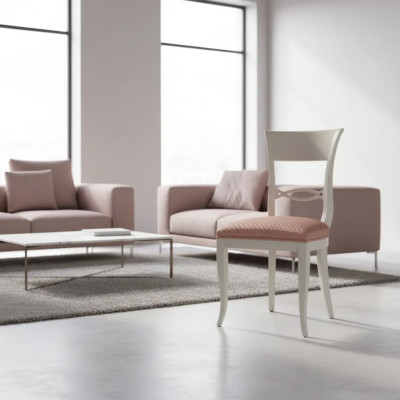 Designer luxury classic dining room chair seat furniture armchair new