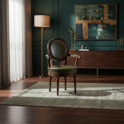 Armchair Upholstered Office Chair Computer Chairs Furniture Armchair Green New