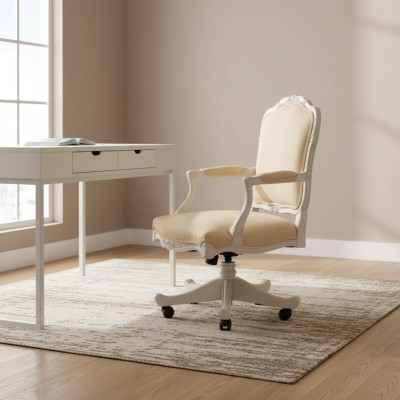 Armchair Synthetic Leather Upholstery Swivel Computer Furniture Office Chair Executive Chair