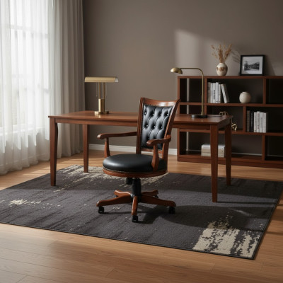 Black armchair chair design upholstered chair chairs office chair classic new