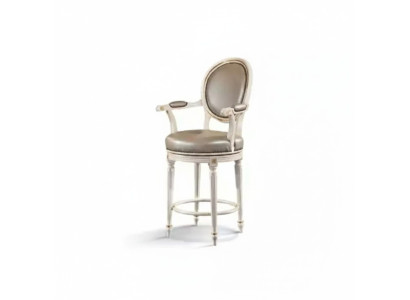 Round stool wooden stool solid wood stool chair bar stool silver new