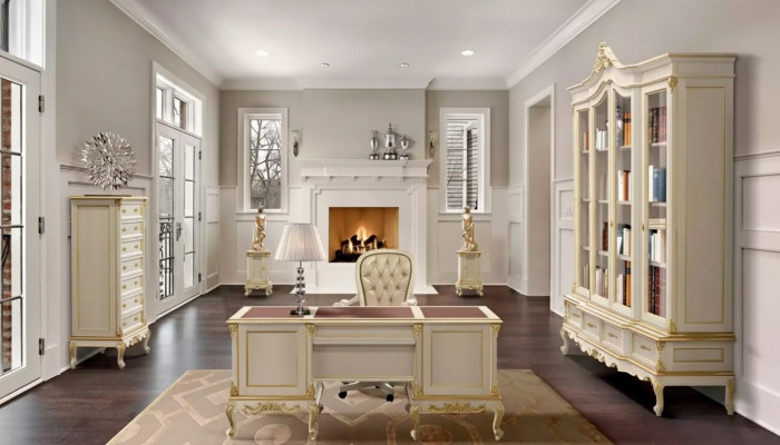Desk Bookshelf Dresser Office Desk New Office Furniture Set 3 pcs.