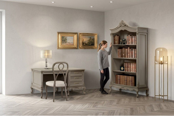 A high-quality classic office set in a light shade