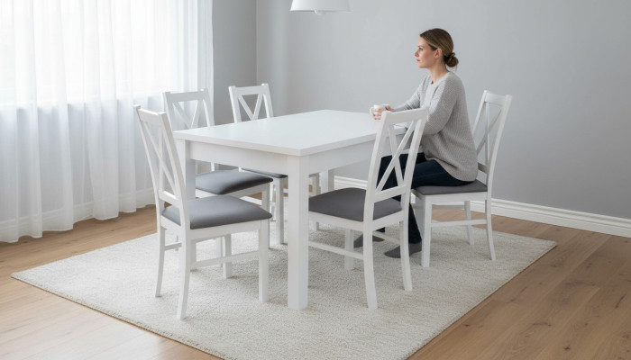 Modern dining room furniture luxurious dining table + 6x chairs table new