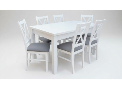 Modern dining room furniture luxurious dining table + 6x chairs table new