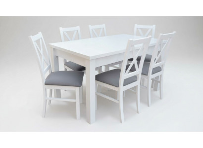 Modern dining room furniture luxurious dining table + 6x chairs table new