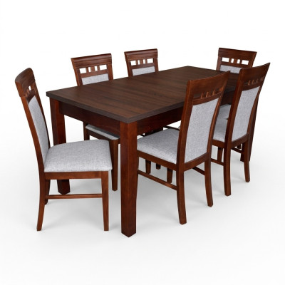 Complete dining room set table with 6 luxury chairs new dining set