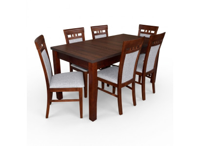 Complete dining room set table with 6 luxury chairs new dining set