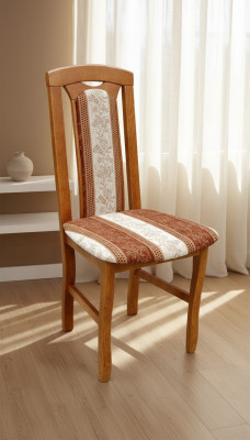 Chair without armrest dining chair wood fabric dining room design armchair