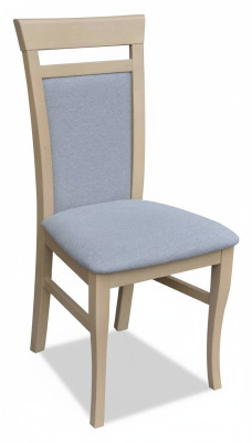 Dining room chair without armrest, classic new designer upholstered furniture.