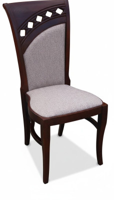 Dining room chair wood luxury soft seat living room furniture upholstered chair