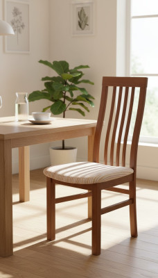Chair Brown Design Living Room Dining Room Wood Chairs Upholstery Furniture New