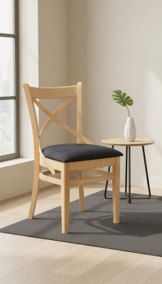 Dining room chair armchair sitter dining room wood classic luxury brown