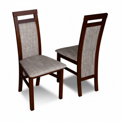 Chair without armrests, upholstered armchair, wood, textile, wood, armchair, new.