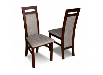 Chair without armrests, upholstered armchair, wood, textile, wood, armchair, new.