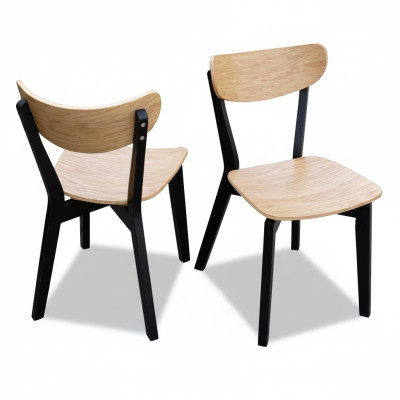 Chair Brown Luxury Dining Room Wood Modern Furniture Design Elegant New
