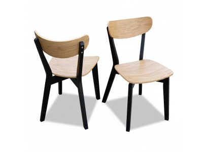 Chair Brown Luxury Dining Room Wood Modern Furniture Design Elegant New
