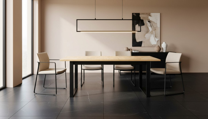 Dining table table dining room living room brown wood design luxury modern new