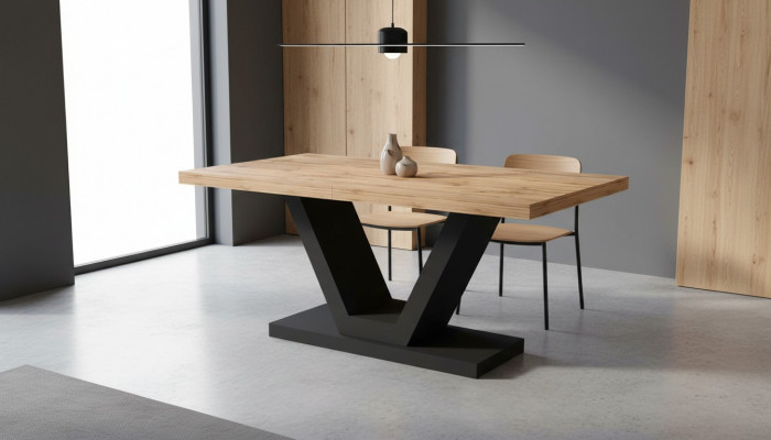 Dining table table luxury dining room living room wood design tables new 160cm