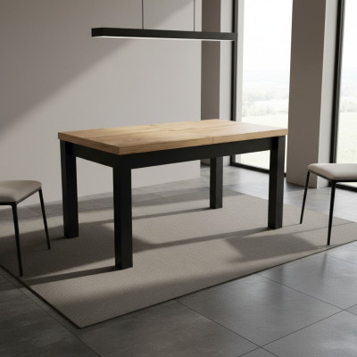 Modern dining table brown design table wood tables furniture living room new