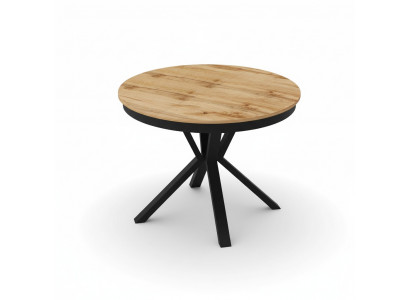 Luxury Dining Table Brown Round Table Dining Room Wood Design Tables 100 cm