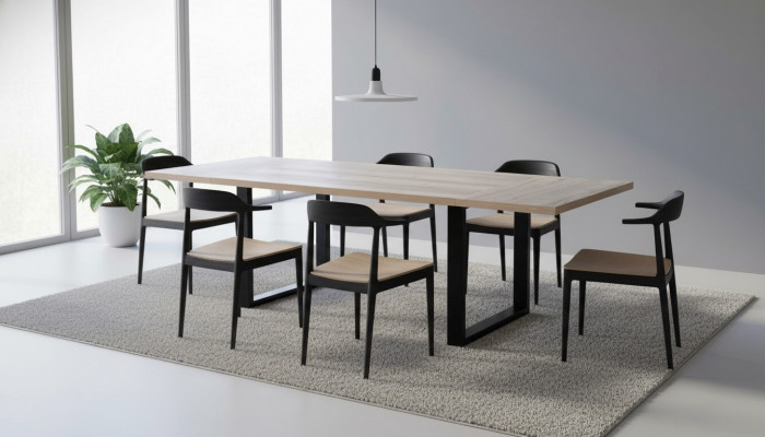 Dining table dining room table dining nook table dining room modern wood brown