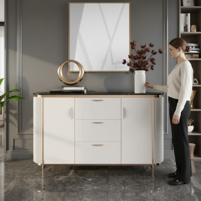 Sideboard Dresser Sideboard Wood Modern White Living Room Dressers New