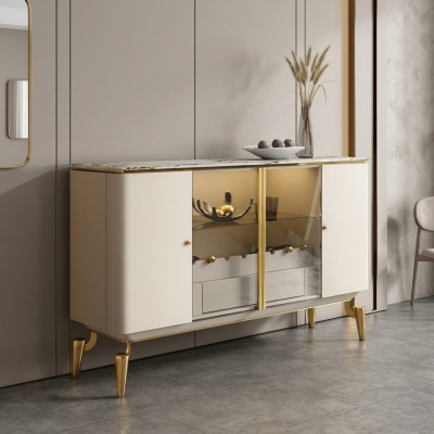 Designer dresser sideboard cabinet living room shelf luxury