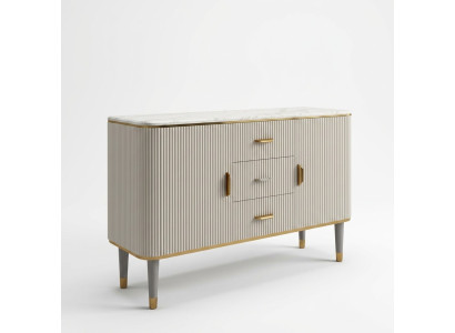 Designer furniture luxury sideboards living room modern gray wood new