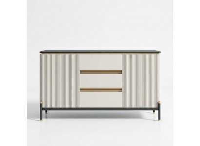 White Dresser Sideboard Wooden Cabinet Furniture Interior Buffet Luxury New