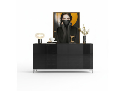 Sideboard luxury cabinet shelf wood sideboard living room modern designer
